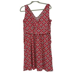 NEW Boden Effie Palm Print Jersey Dress Size 12P